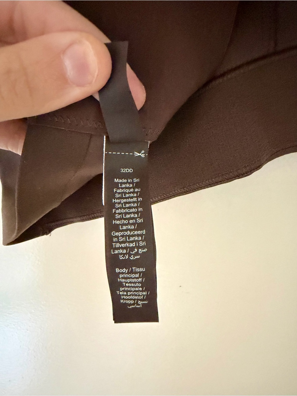 Nike Skims Matte Wide Strap Sports Bra Dark Sepia - Picture 4 of 9